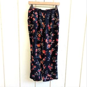 Joie Silk Floral Pants XS